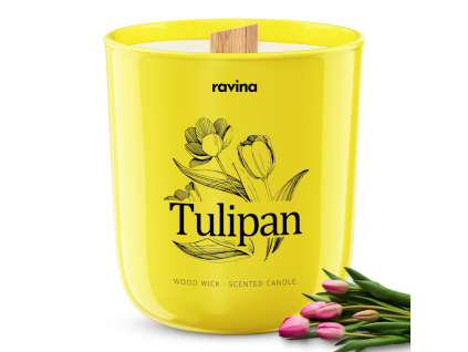 Ravina sojová svíčka - Tulipán