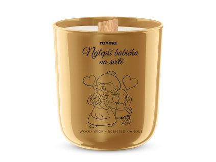 ravina nelepsi babicka na svete sojova svicka vune parfemu