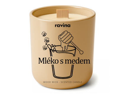 Ravina sojová svíčka - Mléko s medem