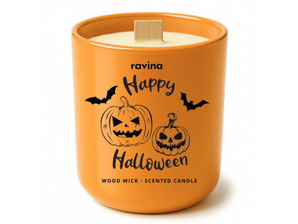podzimni svicka happy halloween ravina