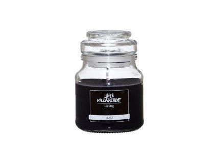 Villaverde malá vonná svíčka s víčkem - Black edition