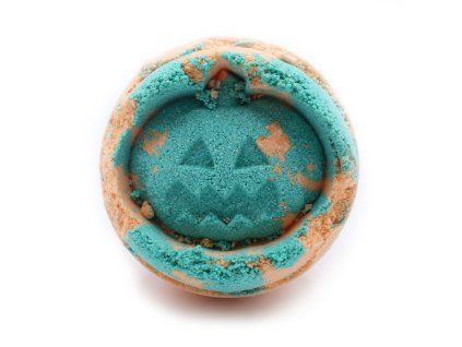 Halloweenská koupelová bomba z fenyklu a pomeranče 1.