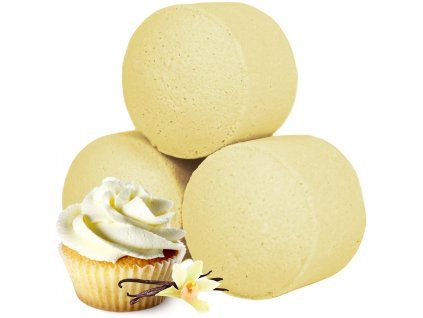 Mini Bomby do koupele – Vanilkový cupcake