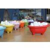 keramická mini vana maková červená2